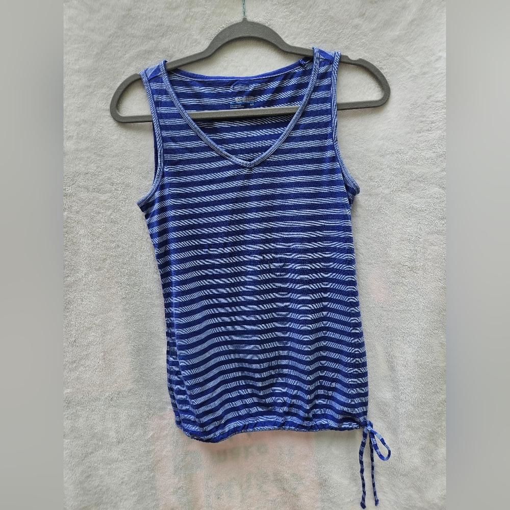 Columbia Blue Striped Tank Top
